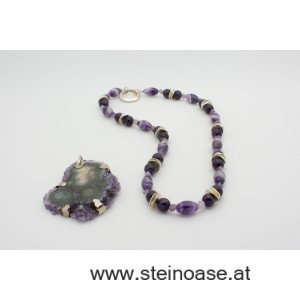 Kette & Anhänger Amethyst